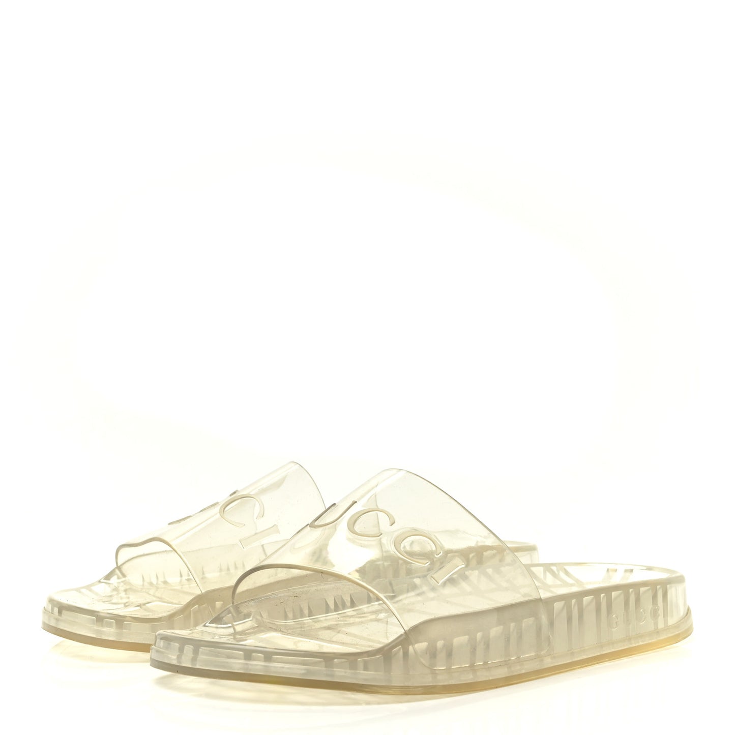 Rubber Mens Pursuit Slide Sandals 8 Transparent