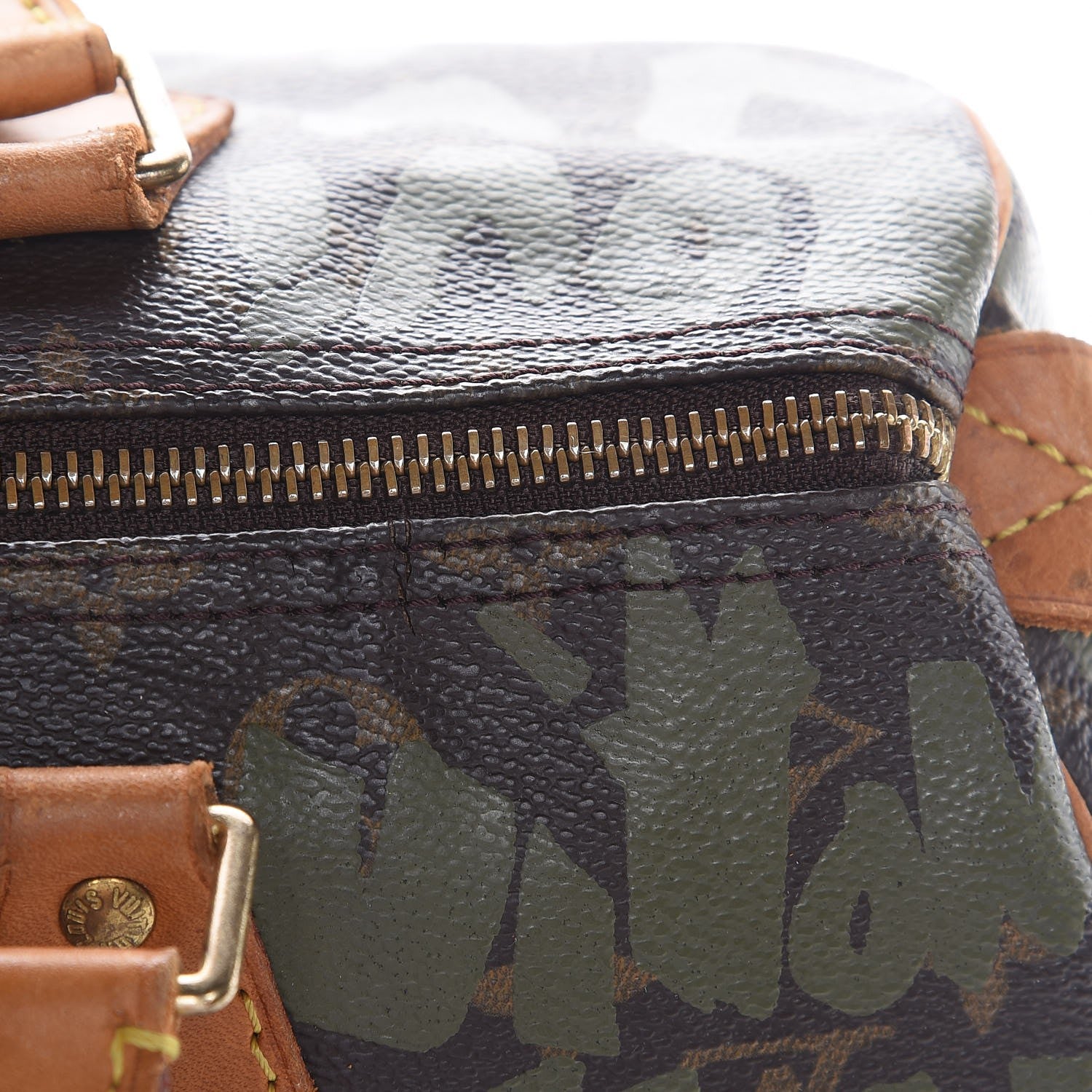 Louis Vuitton Monogram Graffiti Speedy 30 Kaki 11 of 17