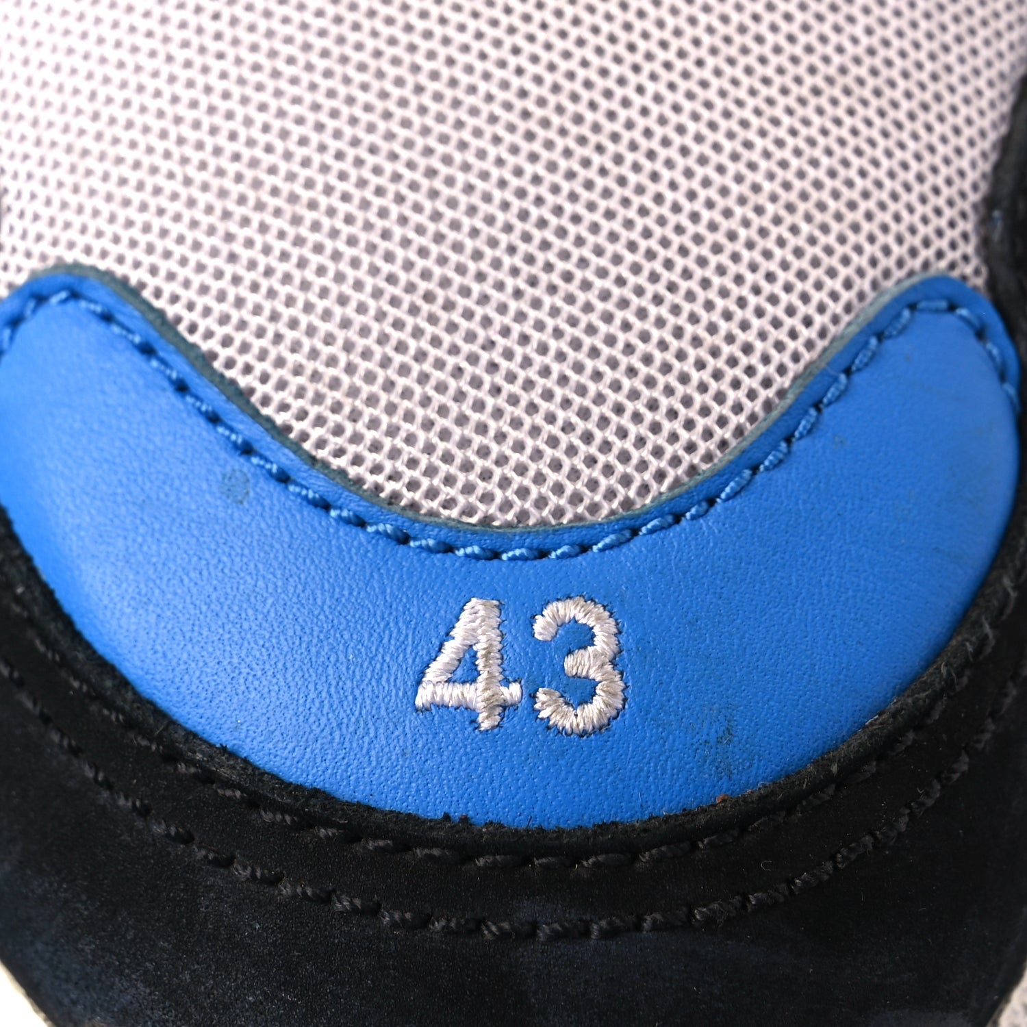 Balenciaga Fabric Mesh Mens Triple S Sneakers 43 Black Blue White 7 of 10