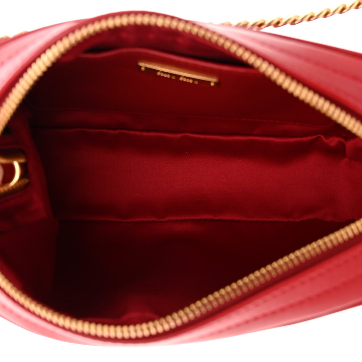 Nappa Matelasse Camera Bag Rosso