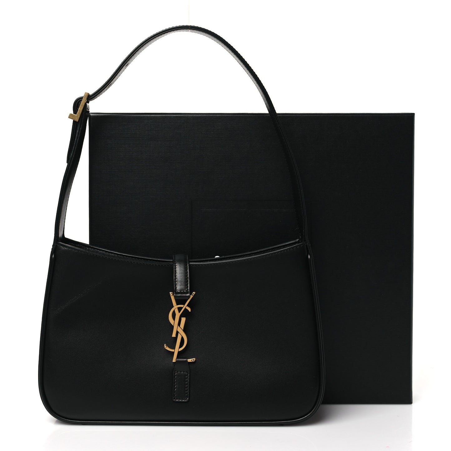 Smooth Calfskin Le 5 A 7 Hobo Black