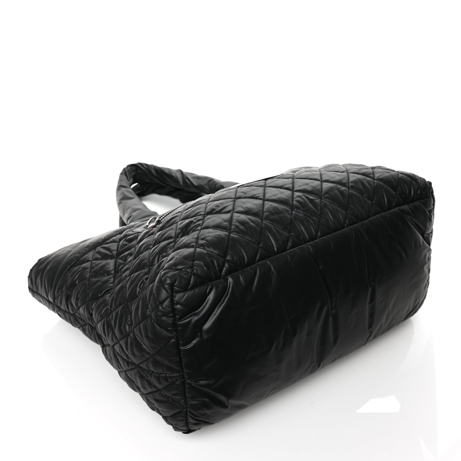 Chanel Nylon Quilted Large Coco Cocoon Tote Black 3 of 11