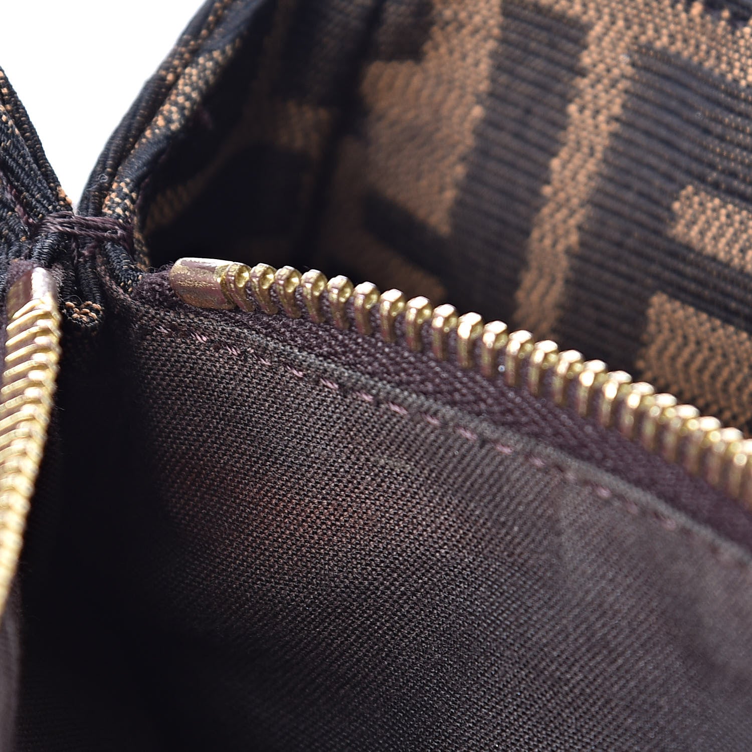 Fendi Zucca Small Mia Tote Tobacco 8 of 11