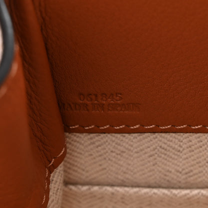 Loewe Calfskin Canvas Mini Hammock Shoulder Bag Natural Tan 7 of 10