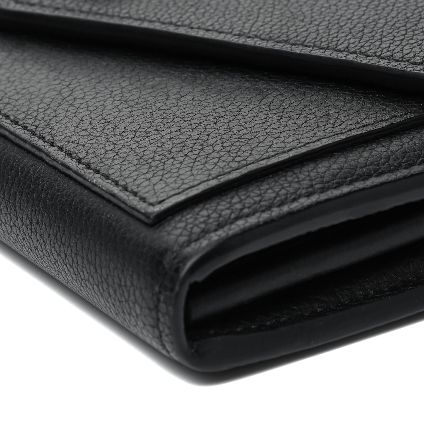 Soft Calfskin My Lockme Wallet Black
