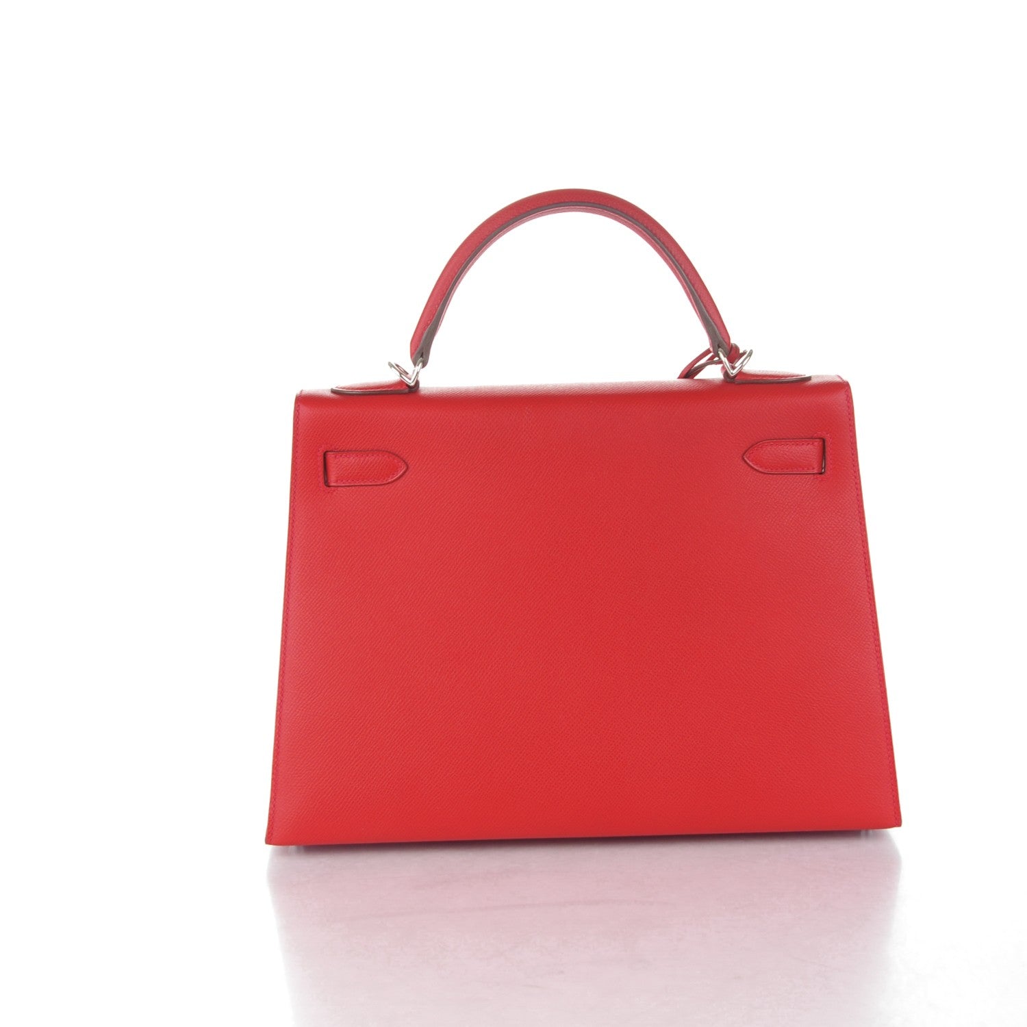 Hermes Epsom Kelly Sellier 32 Rouge Casaque 4 of 25