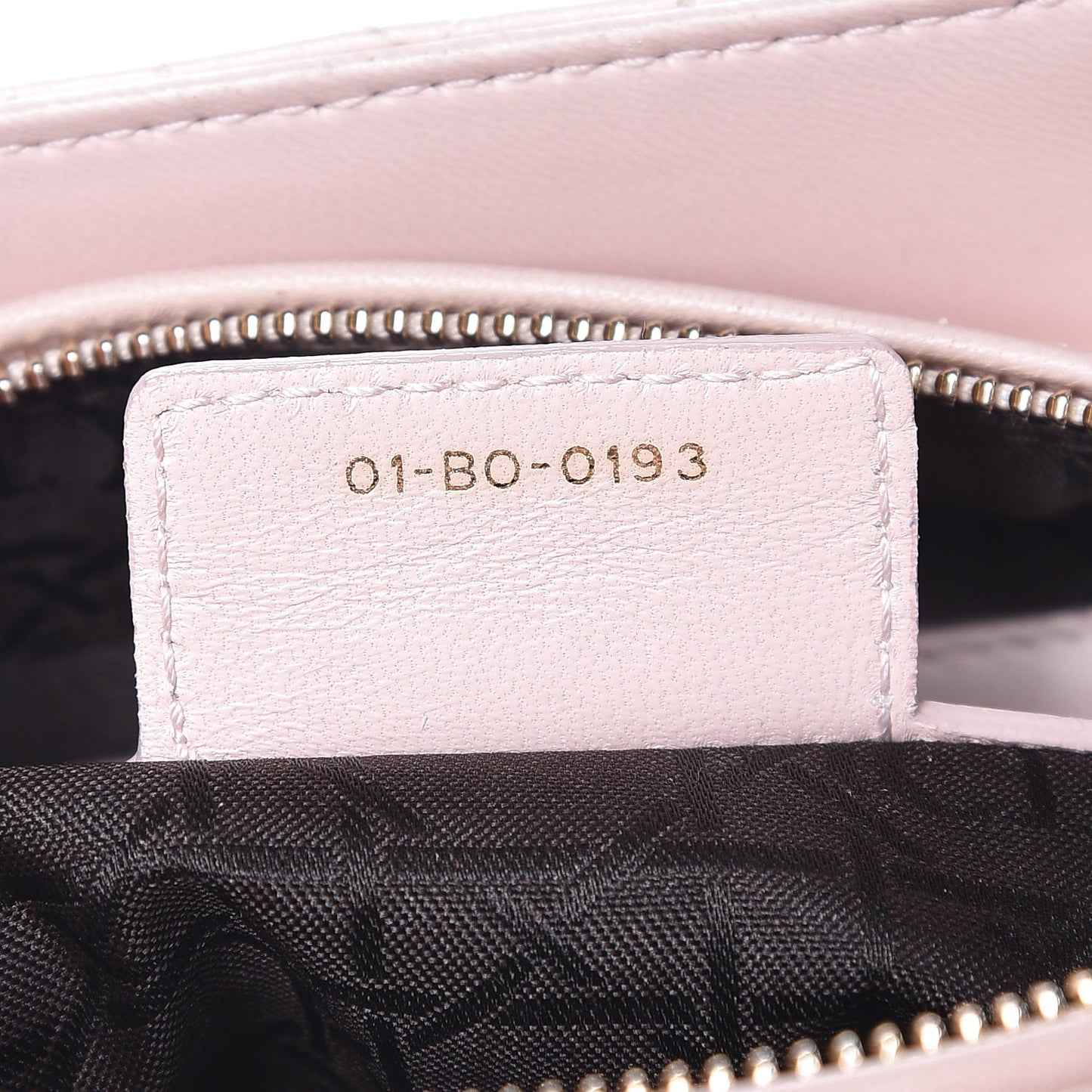 Lambskin Cannage Medium Lady Dior Light Pink