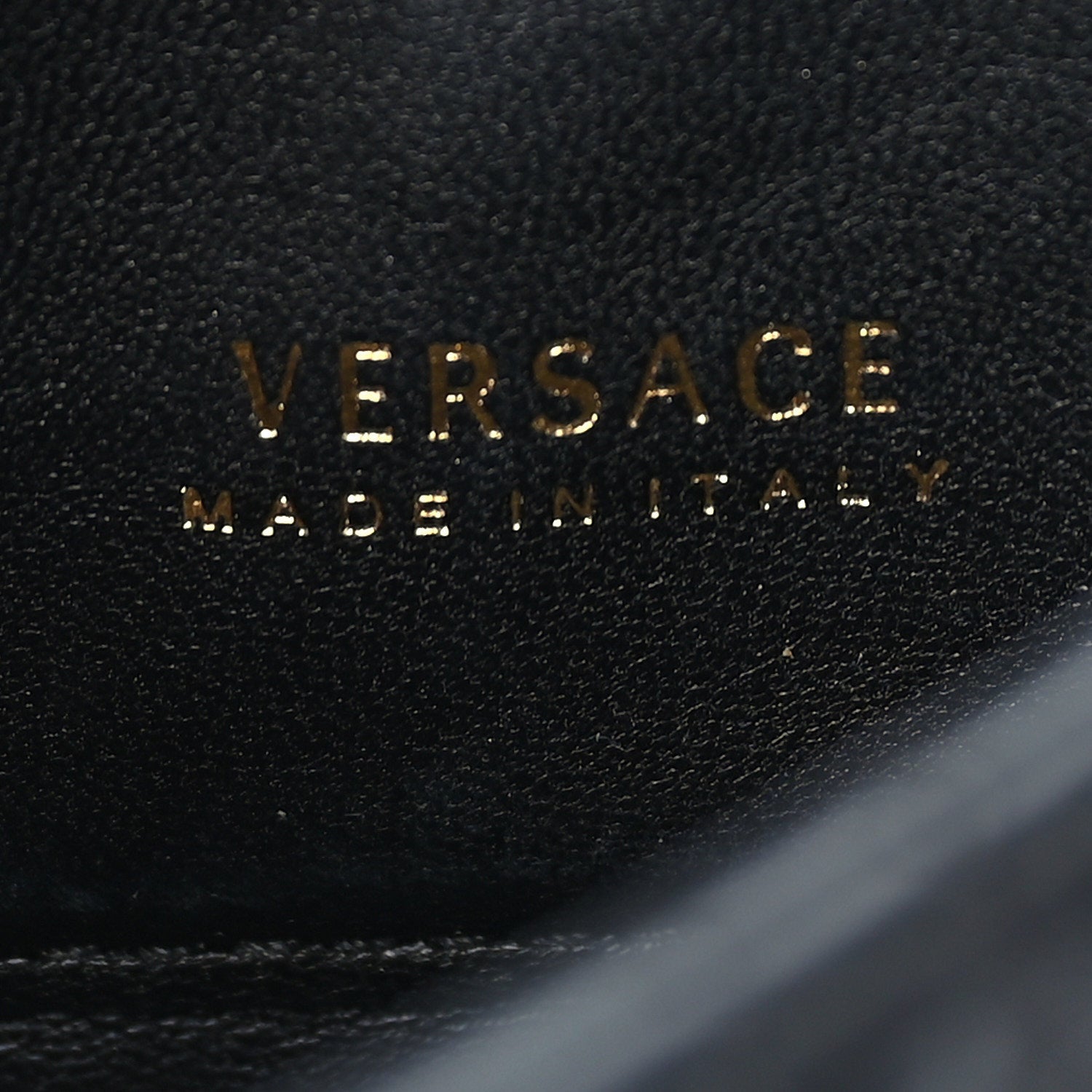 Versace Nappa Quilted Virtus Evening Bag Black 5 of 8