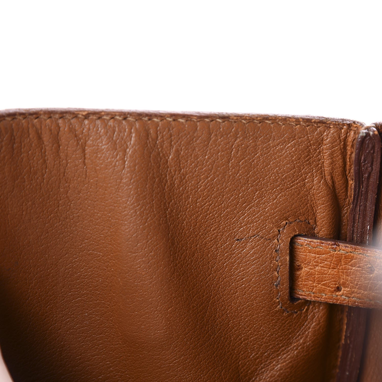 Hermes Ostrich HAC Birkin 32 Gold 12 of 20