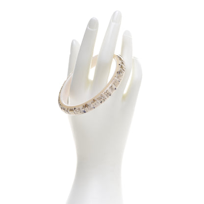 Louis Vuitton Resin Swarovski Medium Inclusion Bracelet PM White 2 of 5