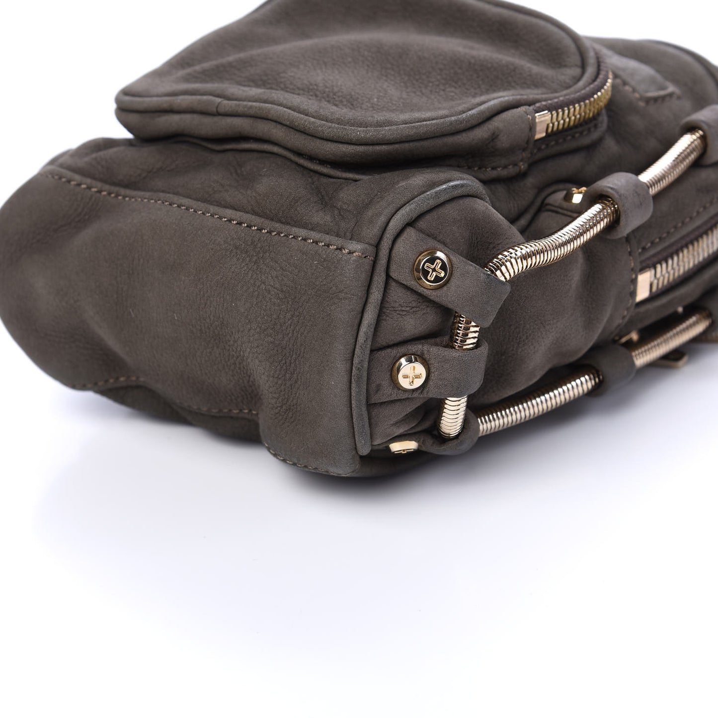 Suede Mini Brenda Camera Bag Brown
