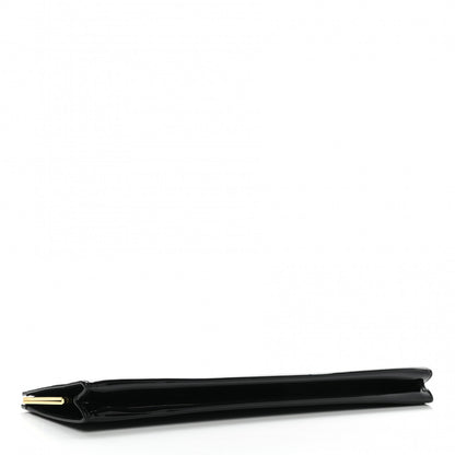 Saint Laurent Patent Midnight Clutch Black 4 of 6