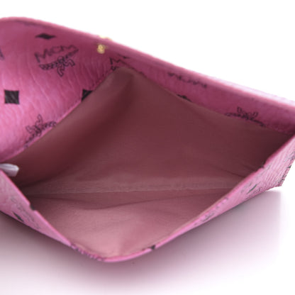 MCM Visetos Envelope Clutch Pink 5 of 7