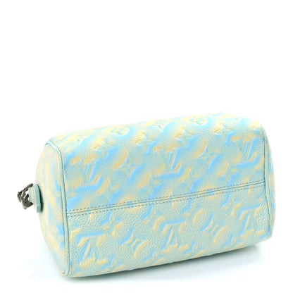 Louis Vuitton Empreinte Monogram Summer Stardust Speedy 20 Water Green 3 of 8