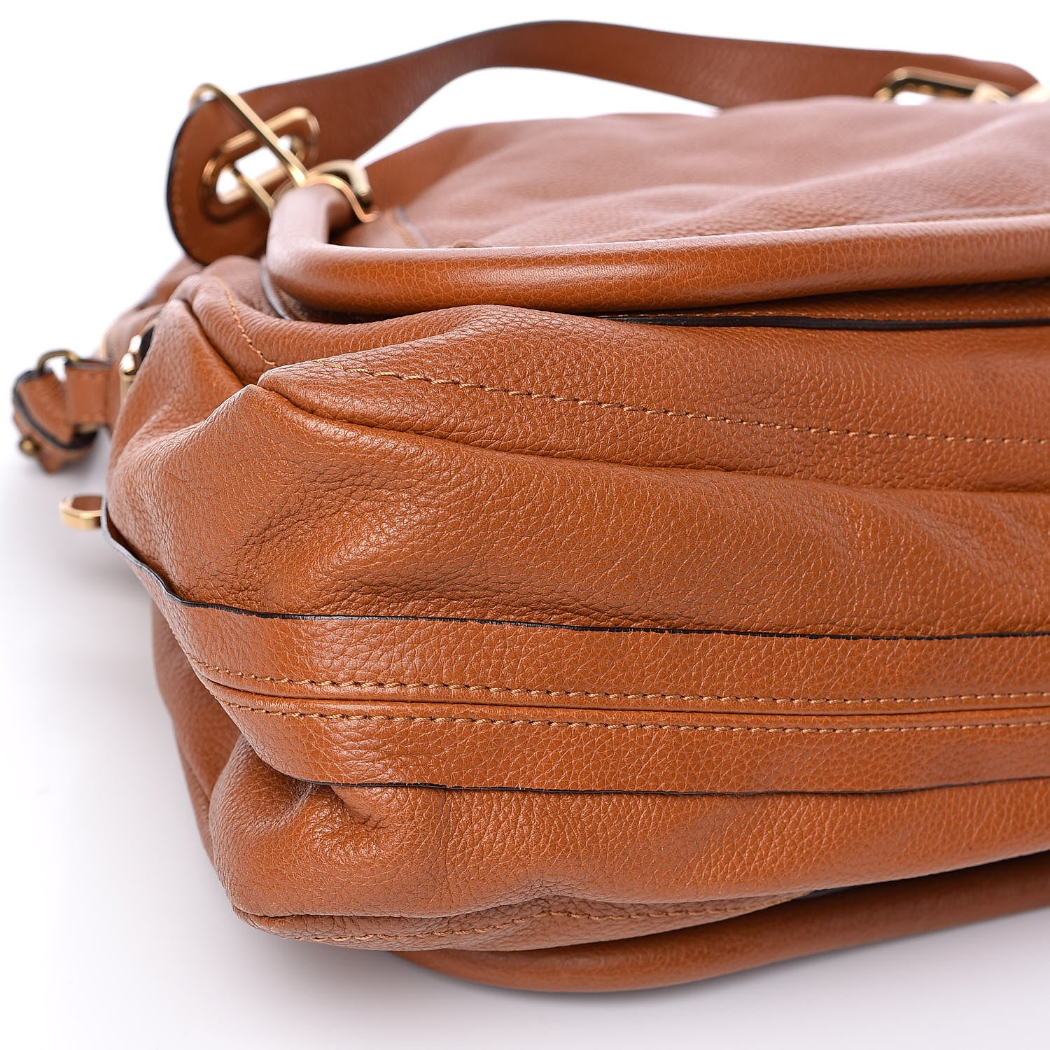 Chloe Calfskin Large Paraty Caramel 8 of 11