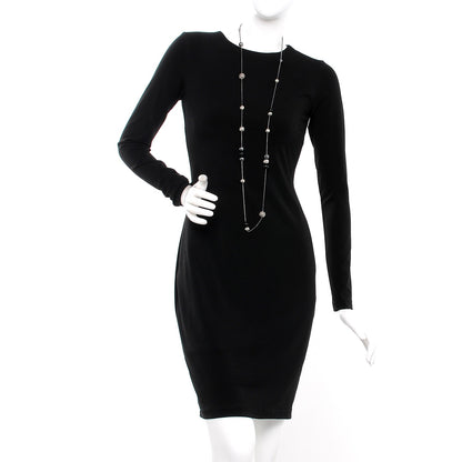 David Yurman Sterling Silver Black Onyx Hematite Elements Station Necklace 2 of 7