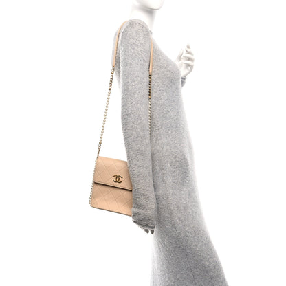 Chanel Calfskin Quilted Pearl Small Hobo Bag Beige 2 of 10