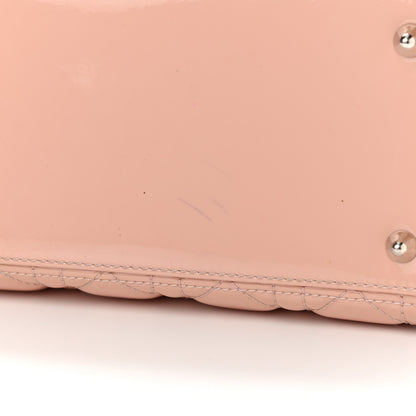 Christian Dior Patent Cannage Medium Lady Dior Rose Clair 7 of 14