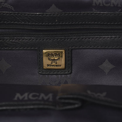 MCM Visetos Studded Colorblock Medium Stark Brock Backpack Black 5 of 13