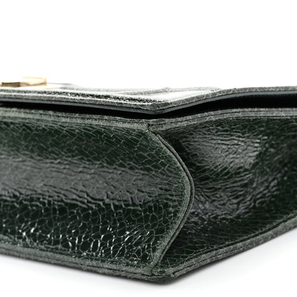 Christian Dior Ceramic Effect Deerskin Large Diorama Flap Bag Malachite Green 10 of 13