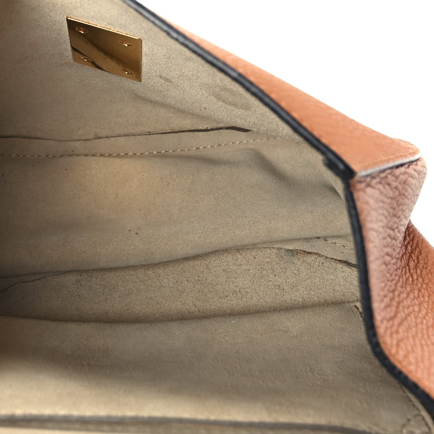 Chloe Grained Lambskin Mini Drew Shoulder Bag  Caramel 4 of 8