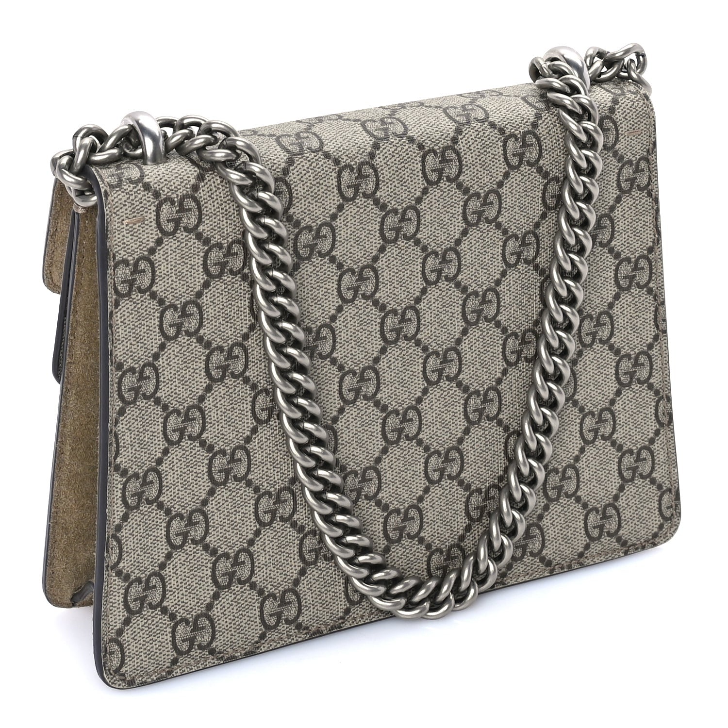 Gucci GG Supreme Monogram Mini Dionysus Shoulder Bag  Taupe 2 of 7