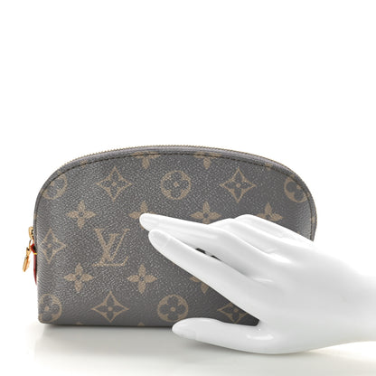 Louis Vuitton Monogram Trianon Cosmetic Pouch PM Grey 2 of 9