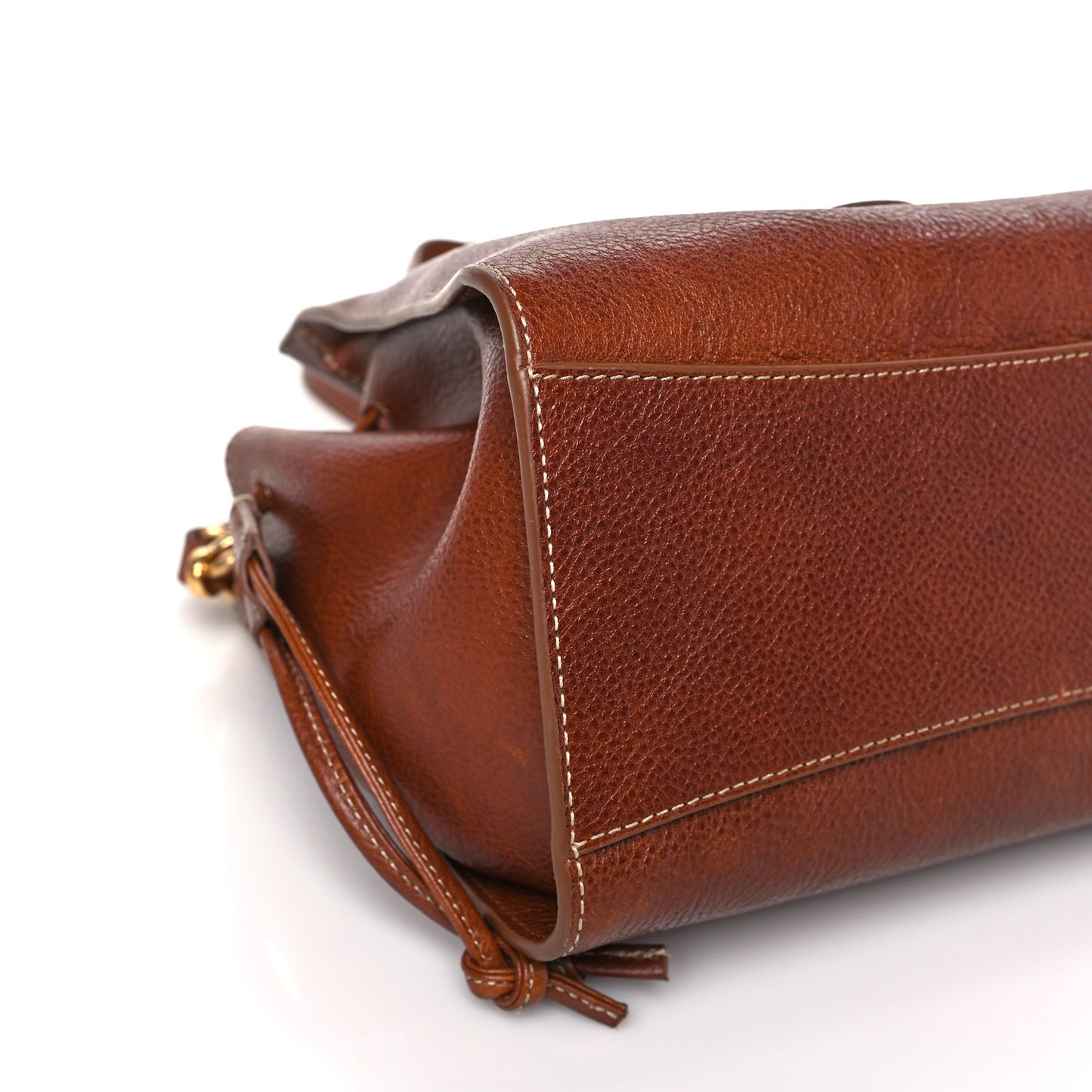 Heavy Grain Small Iris Tote Oak