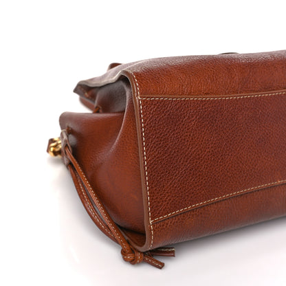 Mulberry Heavy Grain Small Iris Tote Oak 7 of 8