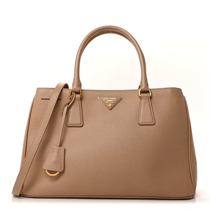 Prada Saffiano Lux Medium Tote  Sabbia 1 of 8
