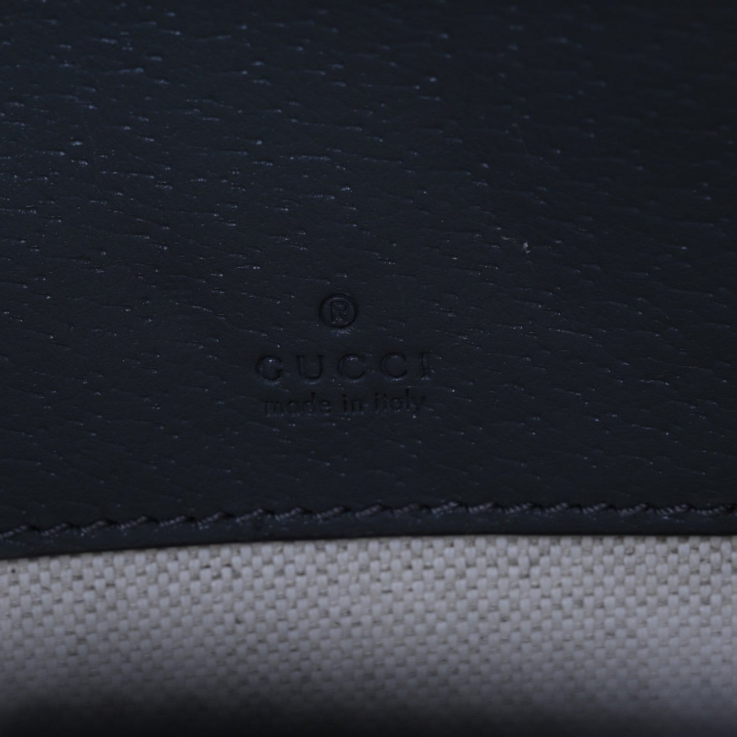 GG Supreme Monogram Textured Dollar Calfskin Small Ophidia Top Handle Shoulder Grey Black Graphite Grey