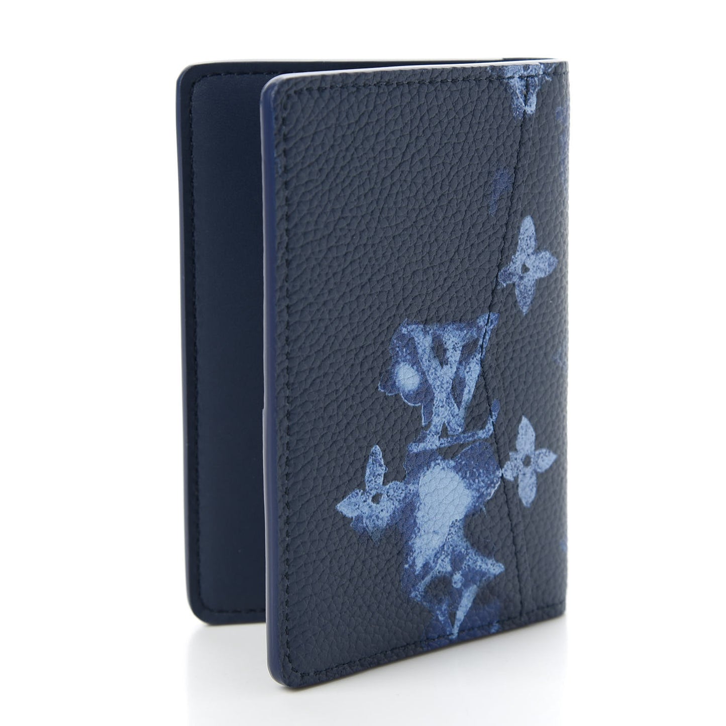 Monogram Ink Watercolor Pocket Organizer