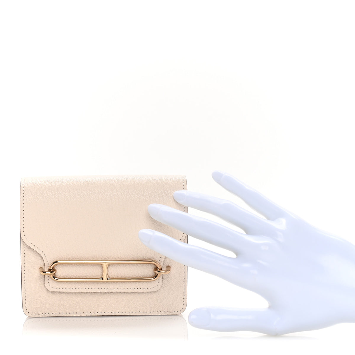 Hermes Chevre Mysore Roulis Slim Wallet Nata 2 of 7