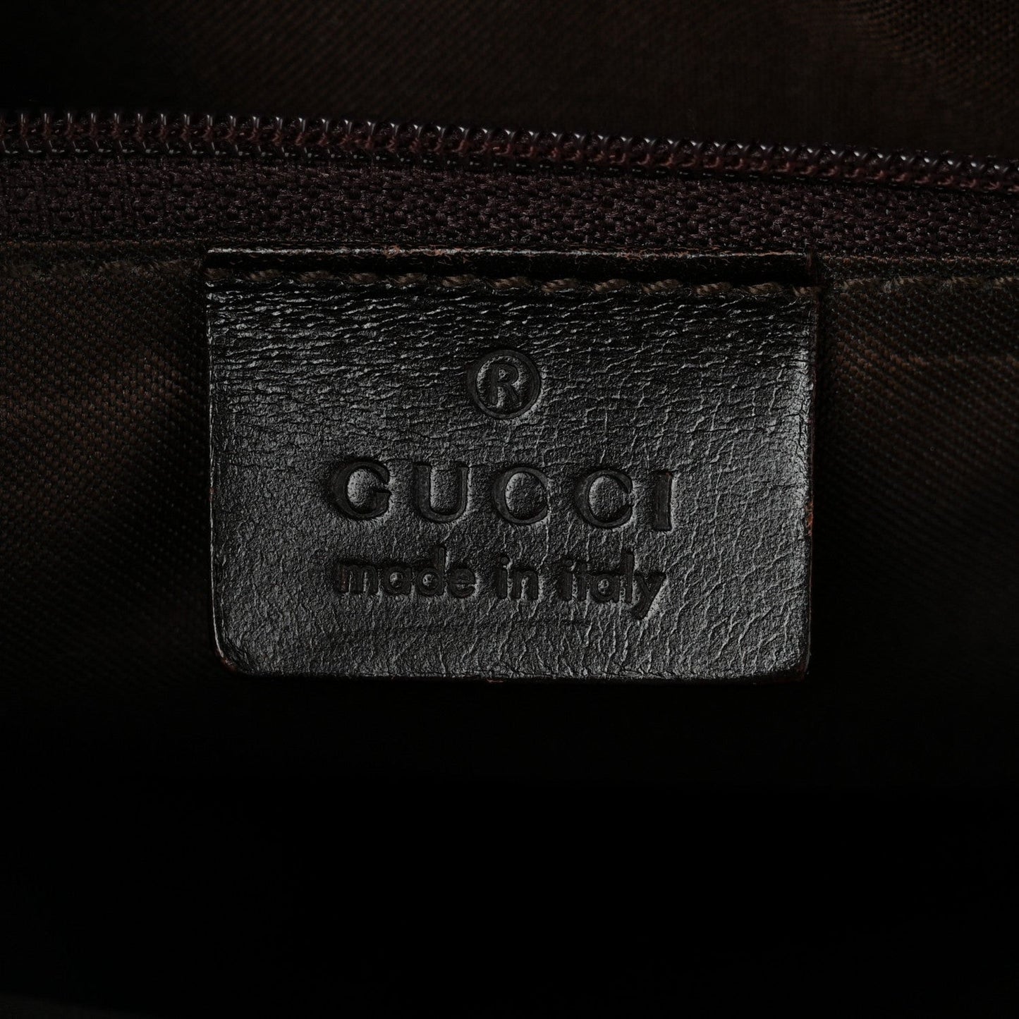 GG Monogram Tote Dark Brown