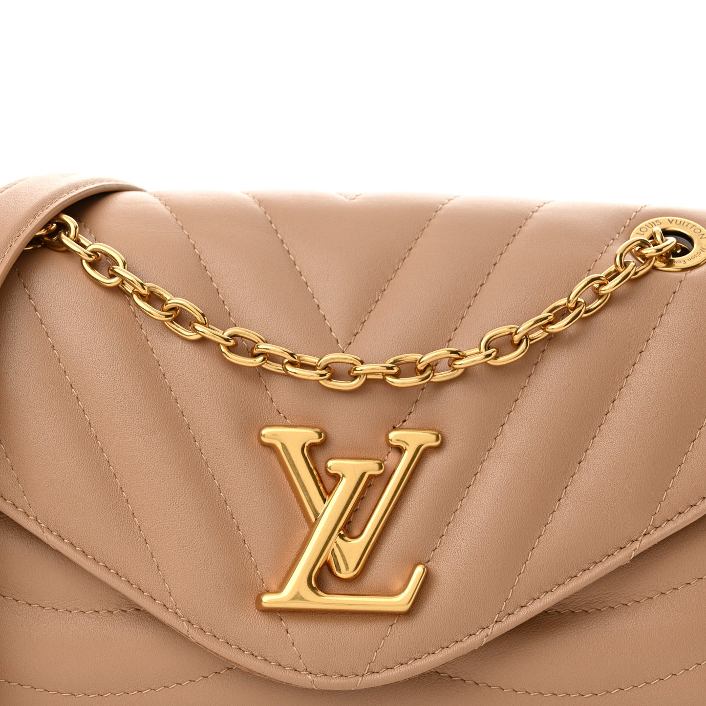 Calfskin LV New Wave Chain Bag Arizona