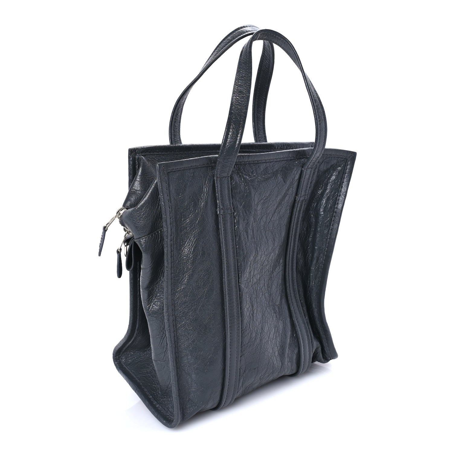 Balenciaga Agneau Small Bazar Shopper Tote Gris Pyrite // confirm colour 2 of 7