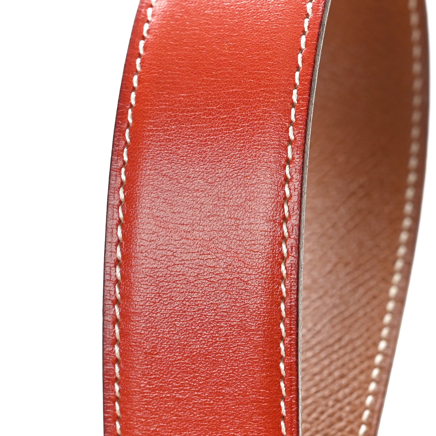 Hermes Swift Epsom 30mm H Belt 68 80/32 Gold Brique 6 of 6