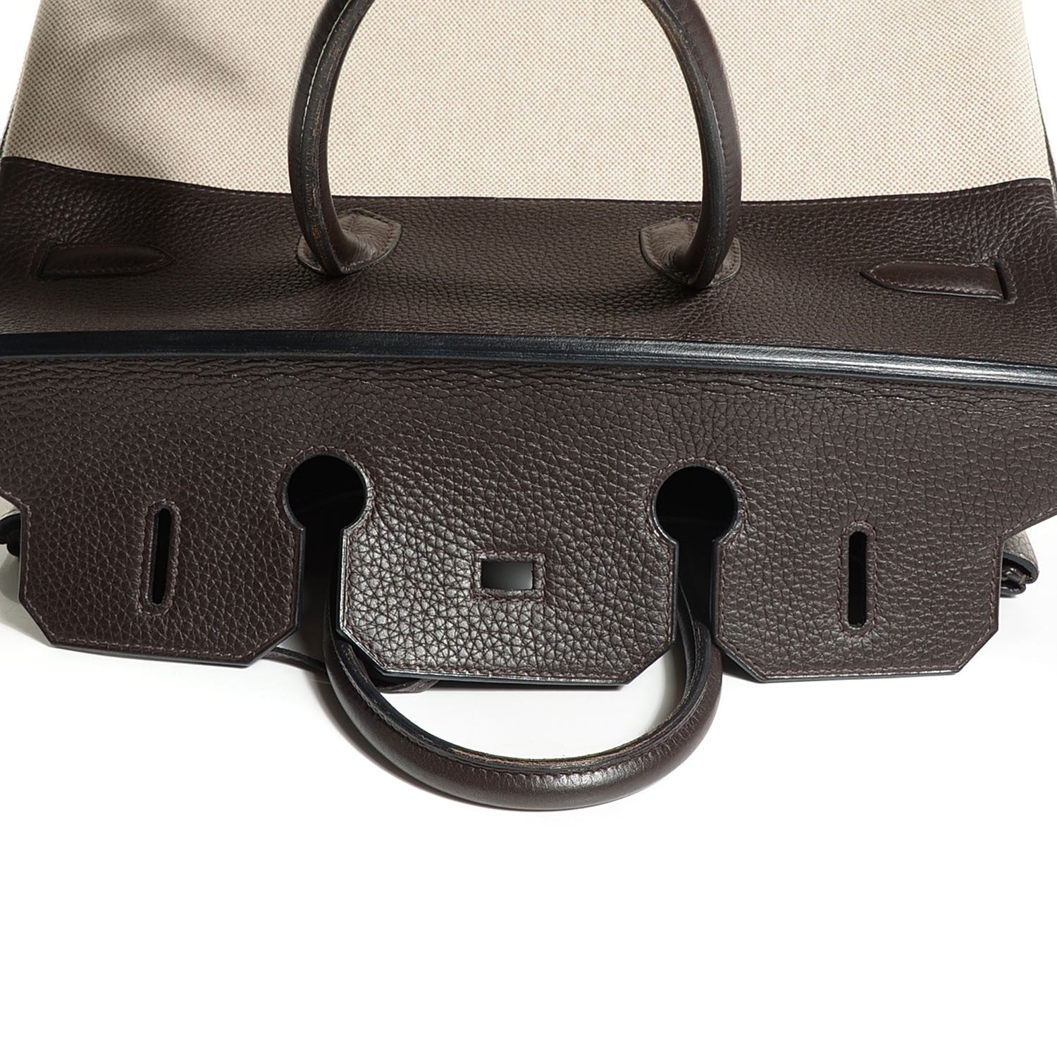 Hermes Toile Togo Birkin 35 Chocolate 22 of 31