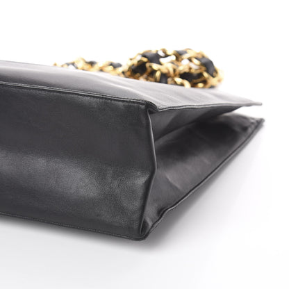 Chanel Lambskin CC Tote Black 9 of 10