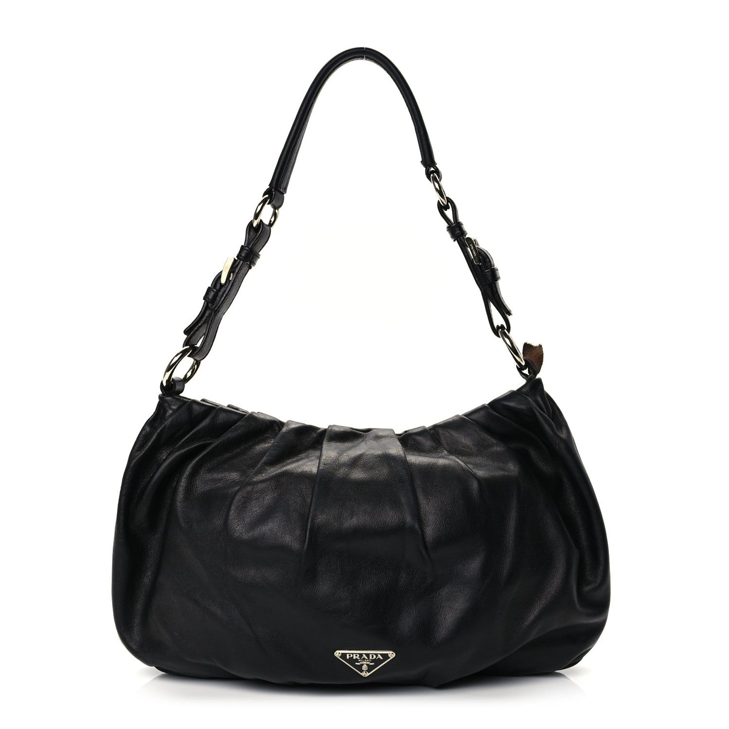 Cervo Hobo Shoulder Bag Black