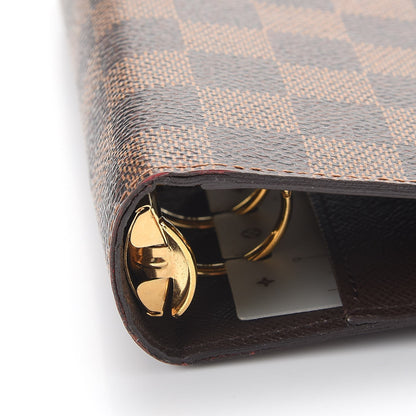 Louis Vuitton Damier Ebene Medium Ring Agenda Cover 11 of 12