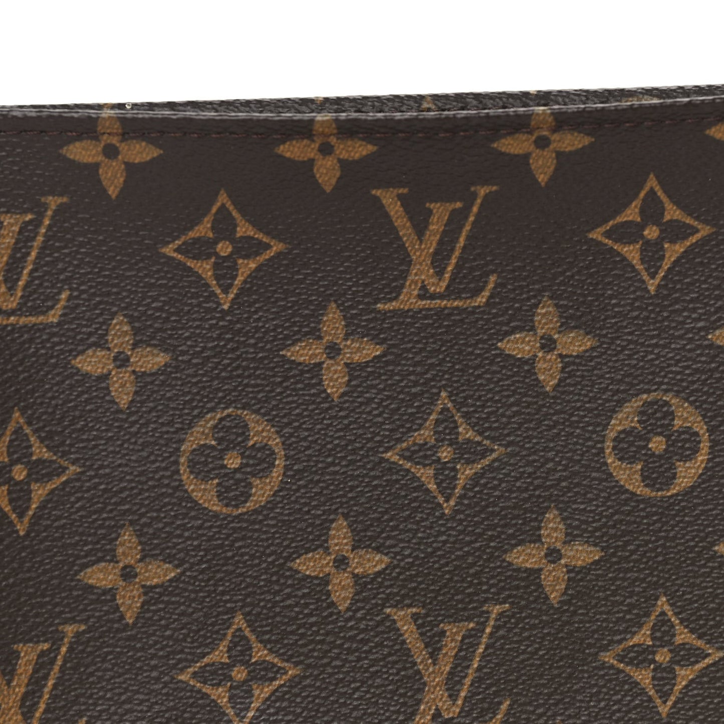 Monogram Toiletry Pouch 26 Brown
