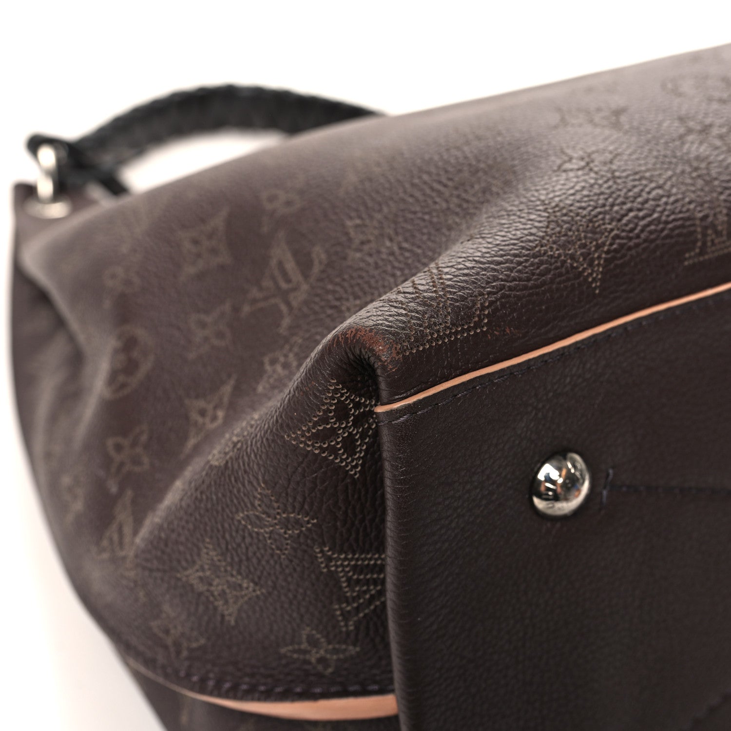 Louis Vuitton Mahina Carmel Hobo Chocolate 8 of 13