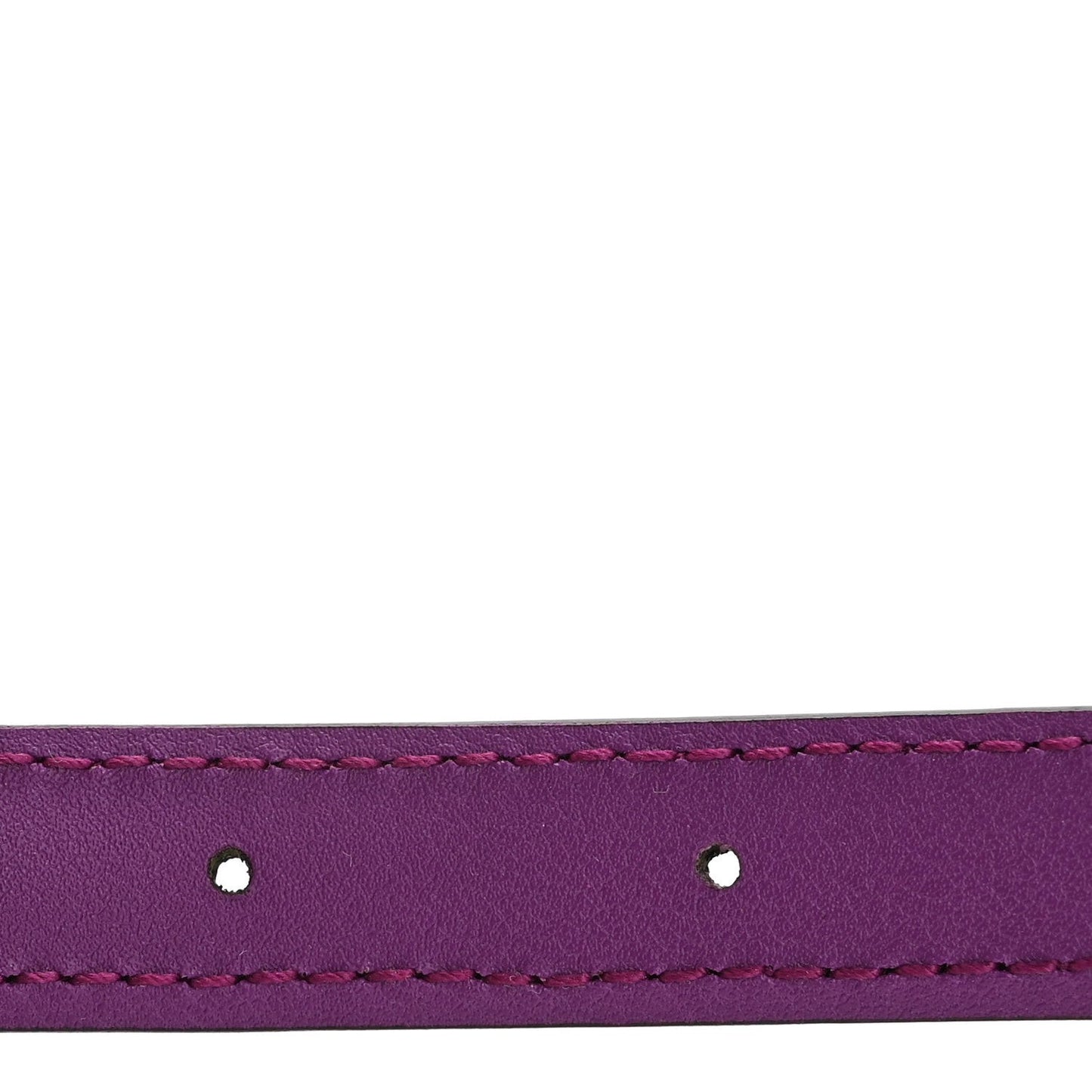 Efesto Leather Womens Horsebit 15/23mm Belt 95 38 Purple