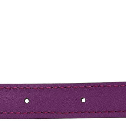 Gucci Efesto Leather Womens Horsebit 15/23mm Belt 95 38 Purple 4 of 6