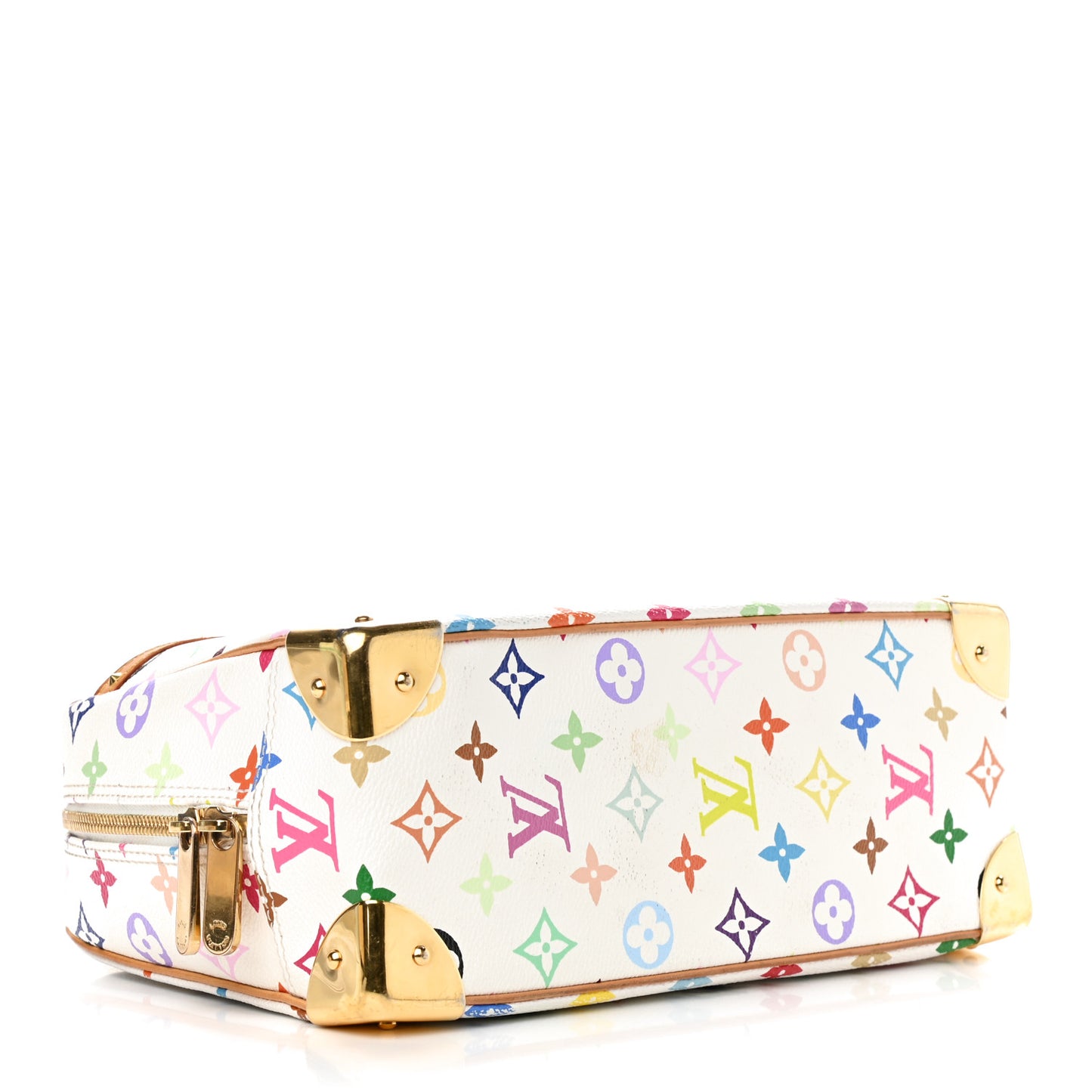 Monogram Multicolor Trouville White