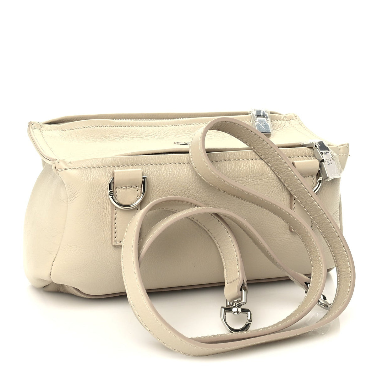Sugar Goatskin Mini Pandora Beige