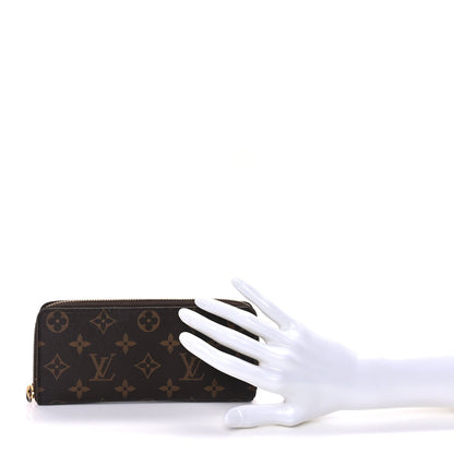 Louis Vuitton Monogram Clemence Wallet Rose Ballerine 2 of 6