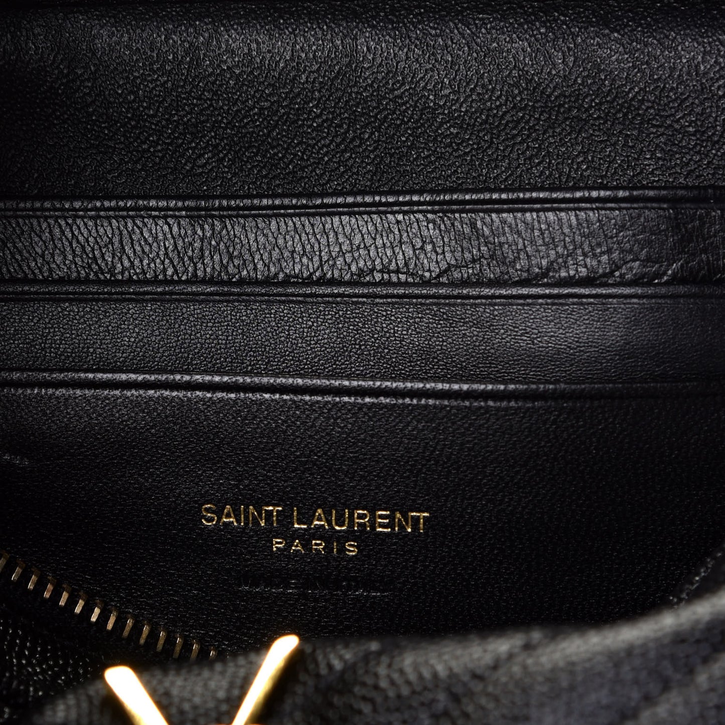 Grain De Poudre Matelasse Monogram Mini Lou Camera Bag Black