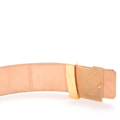 Louis Vuitton Damier Azur LV Initiales Belt 85 34 5 of 11